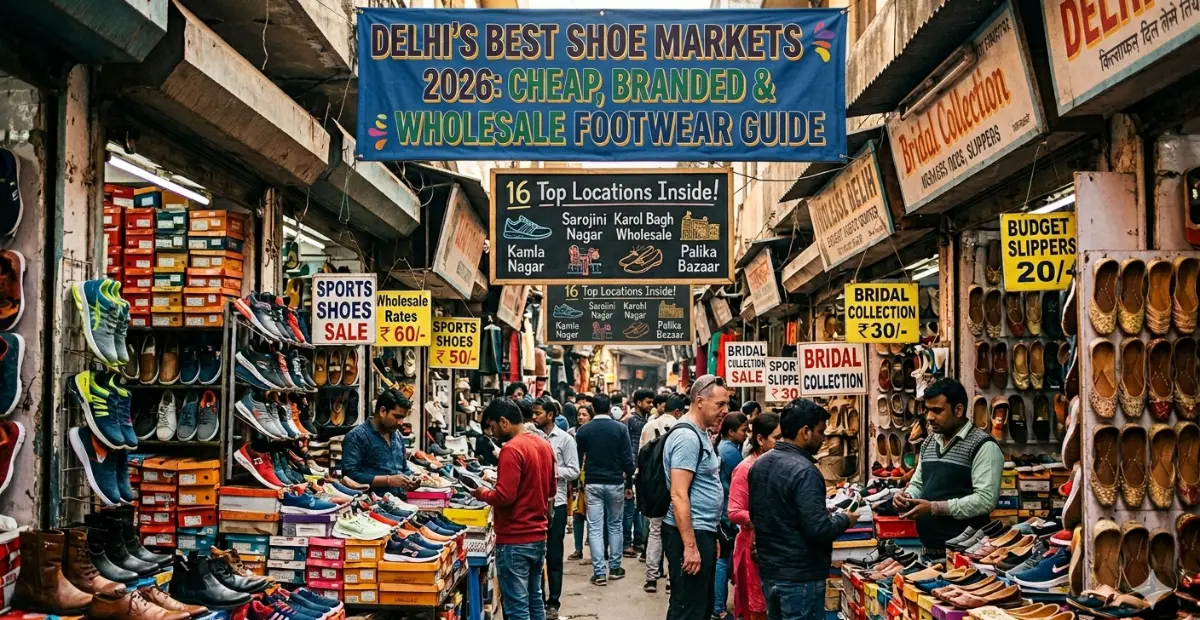 16 Best Shoe Markets in Delhi 2026: Cheap, Branded & Wholesale Footwear Guide