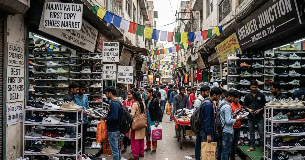 Majnu Ka Tila - Top Market for Cheap First Copy Shoes in Delhi