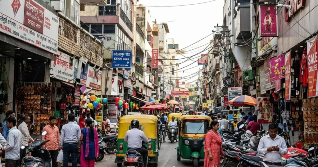 Kohlapur Road, Kamla Nagar - Best Cheap Shoe Street in Delhi for College Students