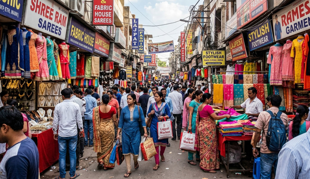 Lajpat Nagar Market – Great for Ethnic Fabrics