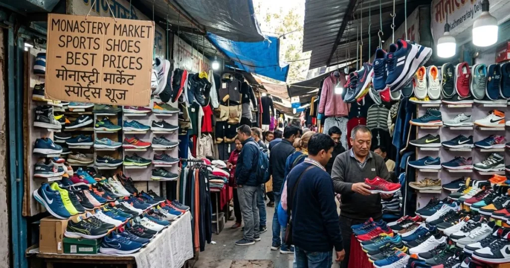 Monastery Market - Best Market for Cheap Sports Shoes in Delhi