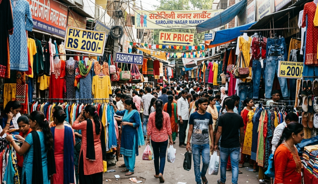 Sarojini Nagar Market – Budget-Friendly and Fun
