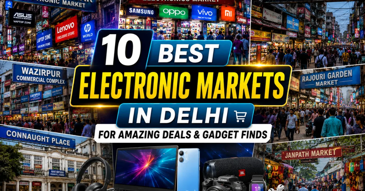 10 Best Electronic Markets In Delhi For Amazing Deals & Gadget Finds