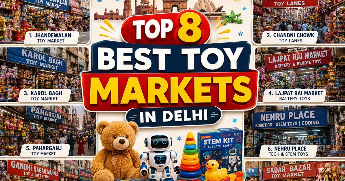Top 8 Best Toy Markets in Delhi