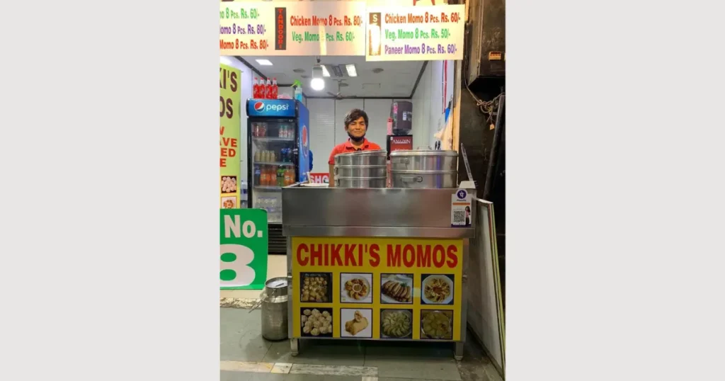 Janpath & Connaught Place Momo Stalls