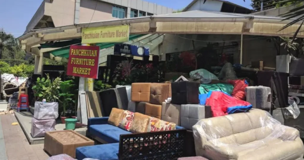 Panchkuian Road Furniture Market