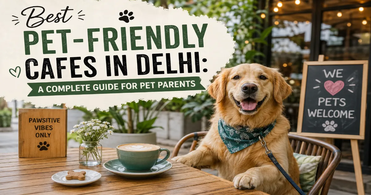 Pet-friendly cafe vibes in Delhi