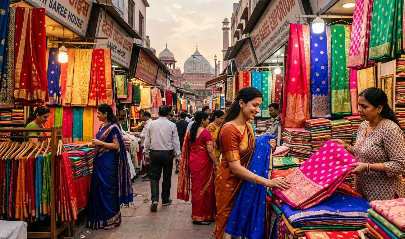 Saree Markets in Delhi