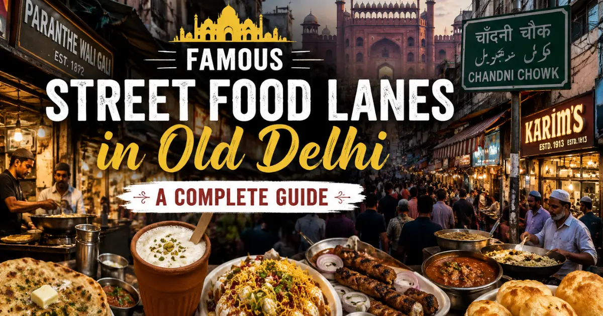 Street Food Lanes in Old Delhi
